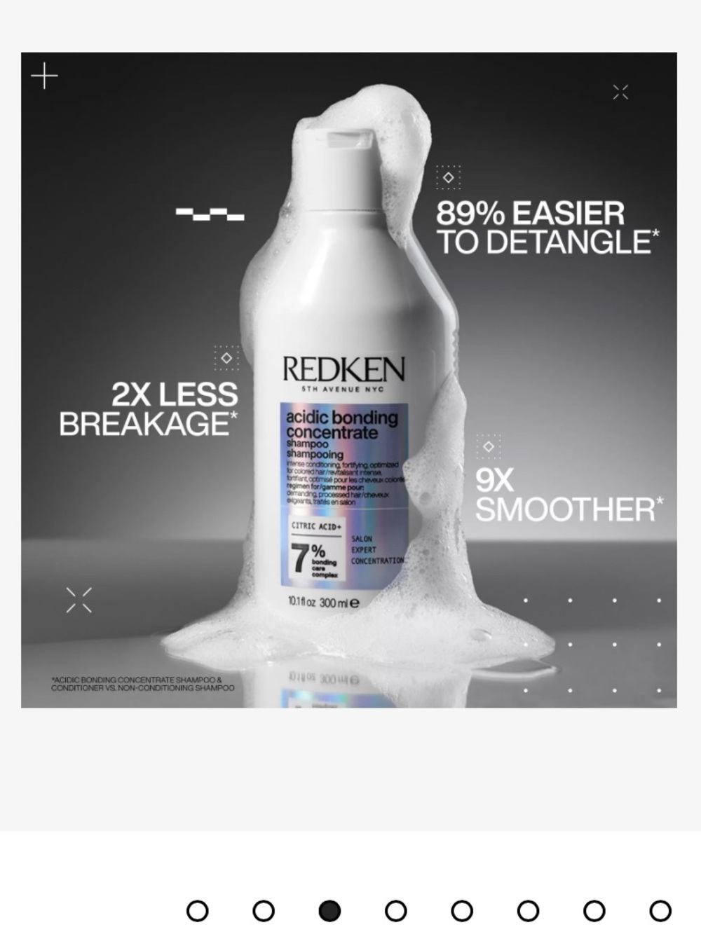 BRAND NEW Redken Acidic Bonding Concentrate Shampoo 10.1 oz - Picture 3 of 5